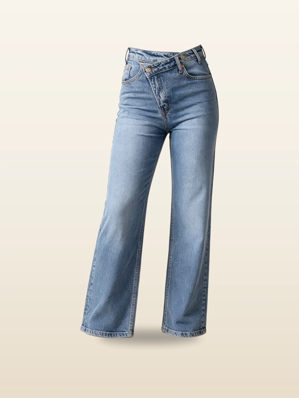 Vaquero cintura cruzada